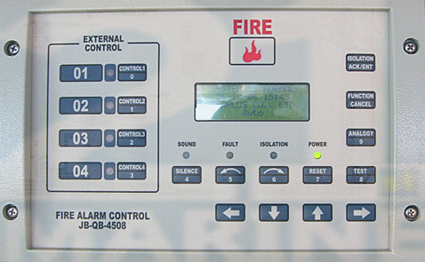 control fire panel jb qb alarm mist tyco johnson system water above double